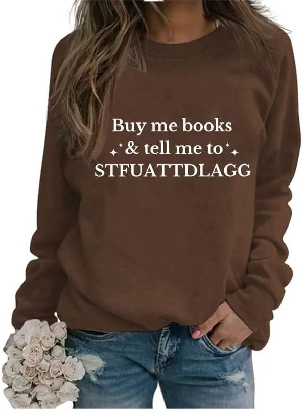 Womens Abibliophobia Sweatshirt Funny Vintage Reading Shirts Long Sleeve Crewneck Graphic Pullover Book Lover Gift