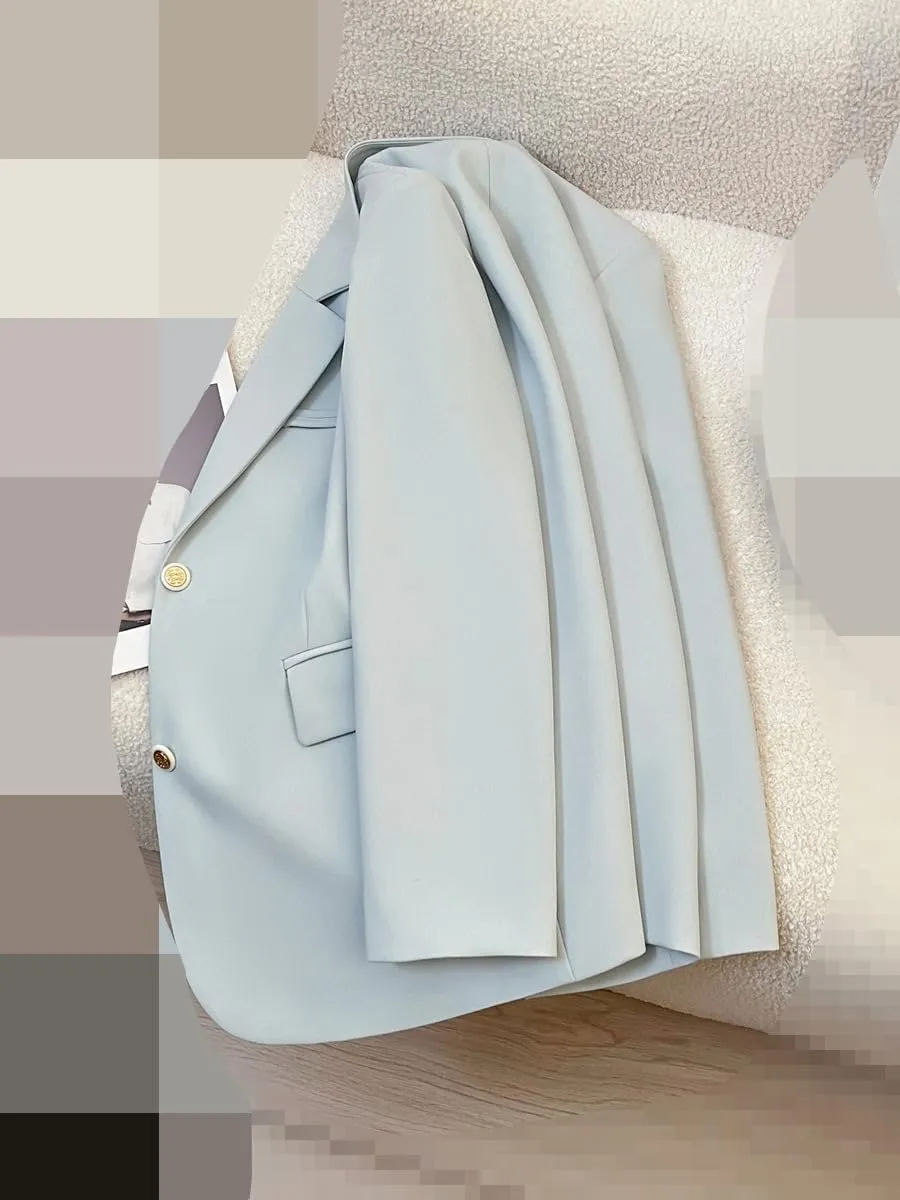 Women's Blazer Jacket Spring Autumn Casual Slim Suits