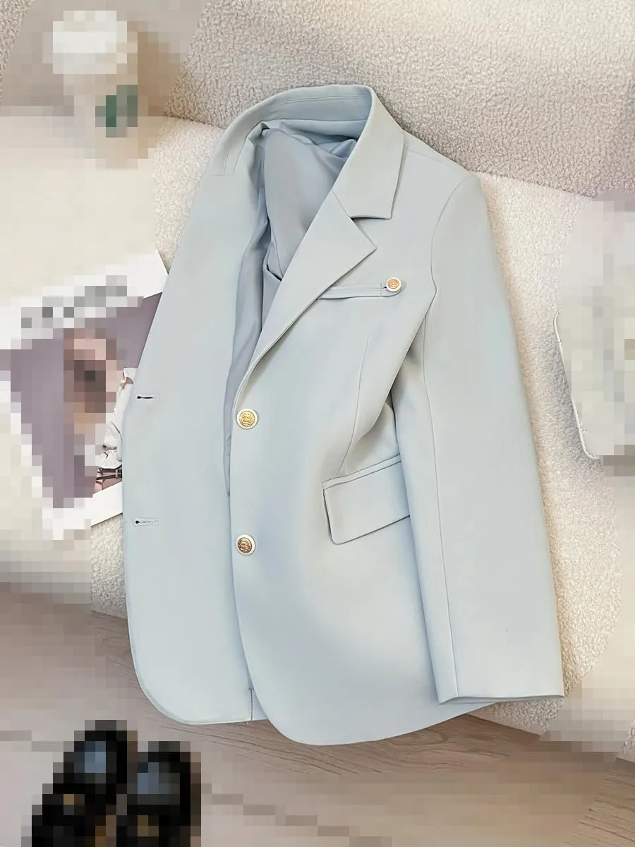Women's Blazer Jacket Spring Autumn Casual Slim Suits