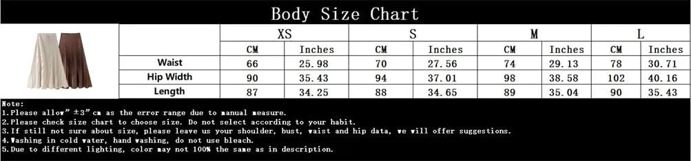 Women's Elegant Pleated Simple A-Line Long Skirt Summer Casual Versatile Skirt