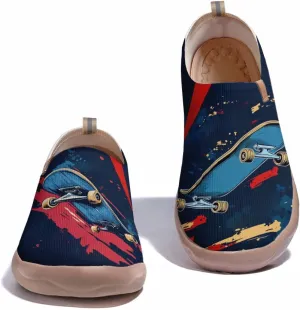 Women's Graffiti Slip On Shoes Colorful Casual Everyday Loafers Comfortable Lightweight Art Travel Sneakers