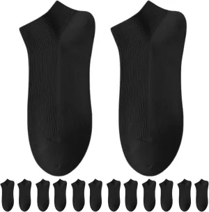 Womens Ribbed Cotton Ankle Socks Summer Breathable Thin Soft Fashion Cozy Athletic Low Cut Casual No Show Socks