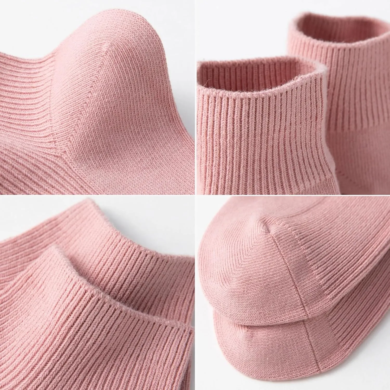 Womens Ribbed Cotton Ankle Socks Summer Breathable Thin Soft Fashion Cozy Athletic Low Cut Casual No Show Socks