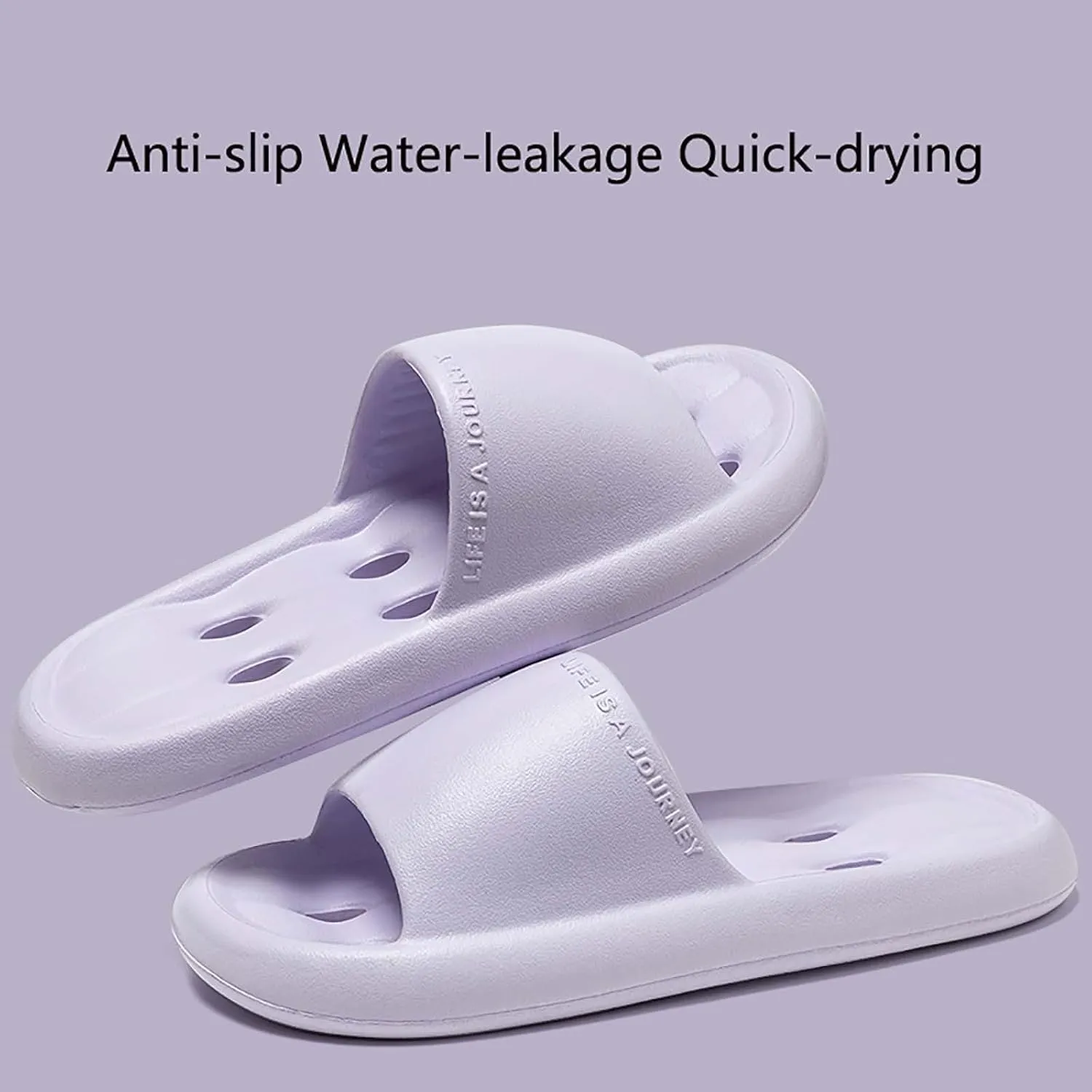 Women's Summer Beach Slides Sandals Non Slip House Slippers Indoor Outdoor Slim Sandals Shower Shoes for Women