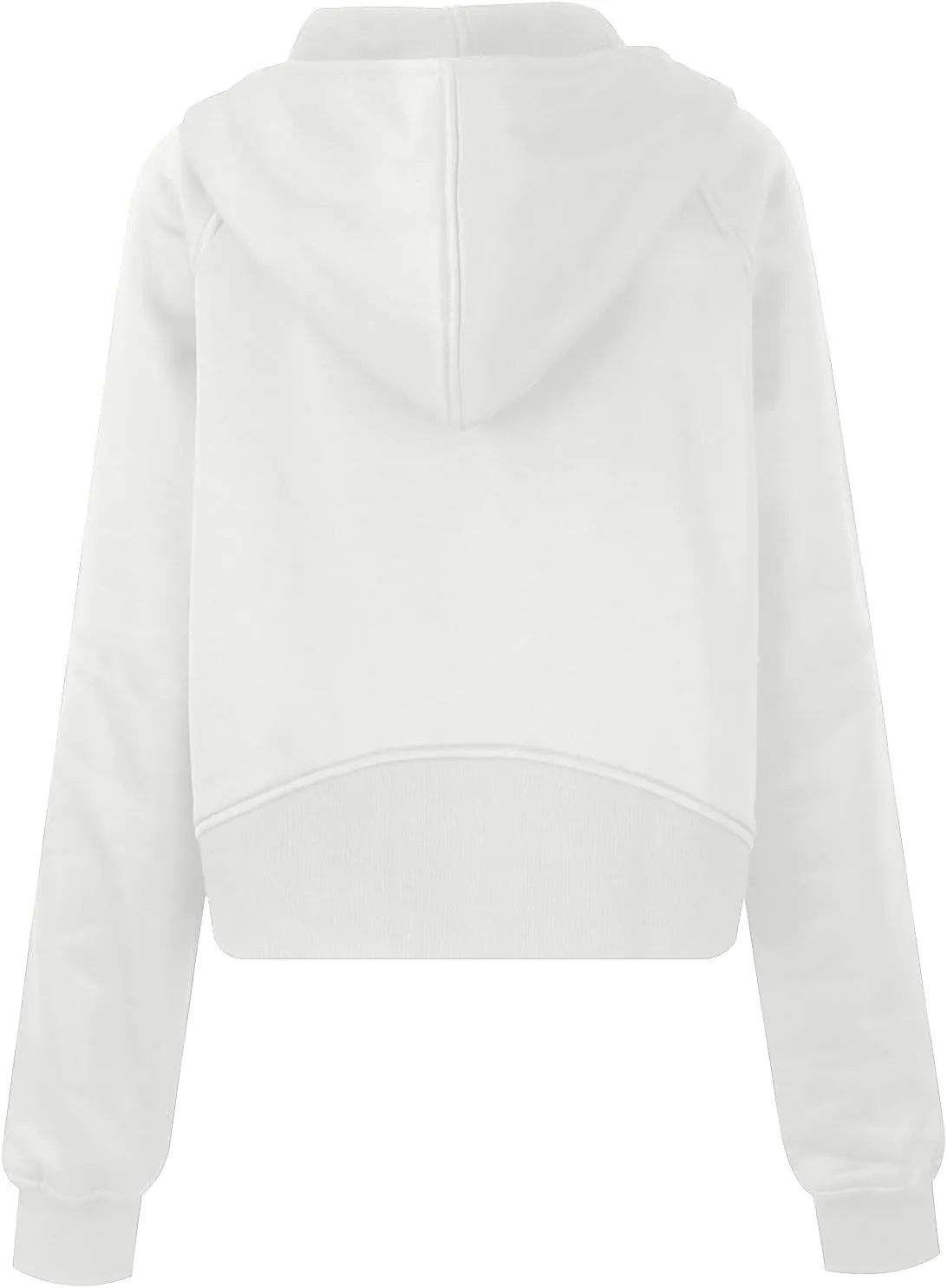 Womens Zip Up Hoodie Cropped Sweatshirts Thumb Hole Fleece Jackets with Pockets Trendy Fall Outfits Workout Coat