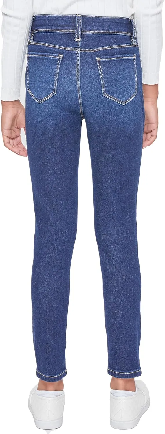 YMI Girls Essential Button Fly Skinny Jeans
