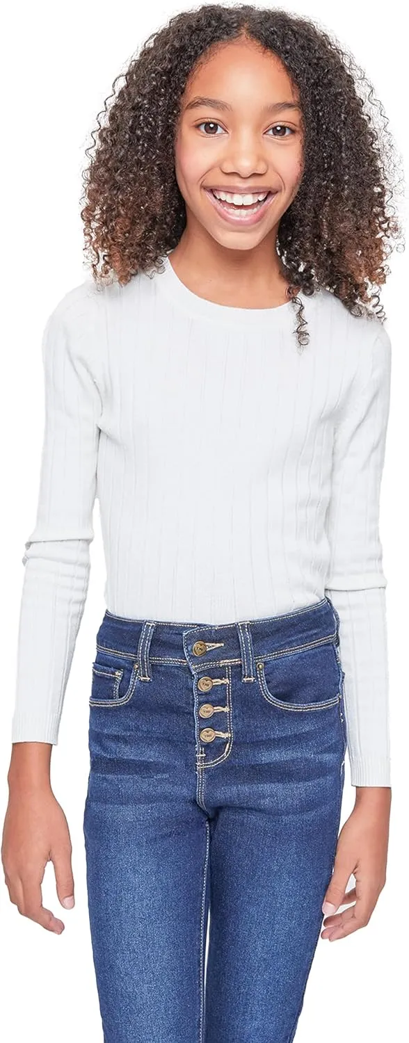 YMI Girls Essential Button Fly Skinny Jeans