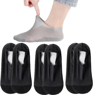 Zeanaturals Ultra Thin Liner Non Slip No Show Socks, No See Socks for Womens Men Soft Breathable Ice Silk Sock 2025 New